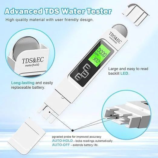 2026 All-New 4 in 1 Tds Meter Digital Water Tester